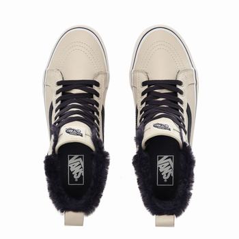 Panske Zimne Topanky Vans SK8-Hi MTE Leather/Turtledove VA75YIGUJ